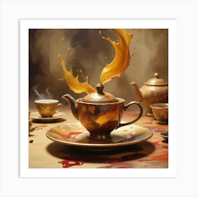 Tea Art 384 Art Print