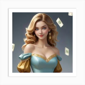 Cinderella 64 Art Print