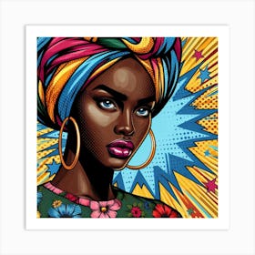 Kanyin Pop African Woman Art Print