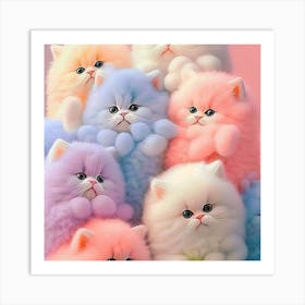 Cute Kittens Art Print