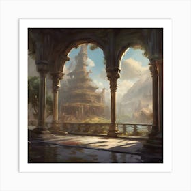 Fantasy Castle 62 Art Print