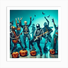 Halloween Party 25 Art Print