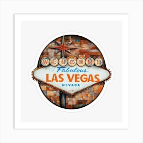 Welcome To Las Vegas Sign Art Print