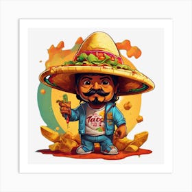 Taco Boy Art Print