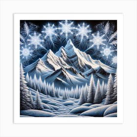 Winter Art Print