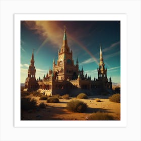 Castle In The Desert Art Print