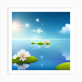 nice background4 Art Print