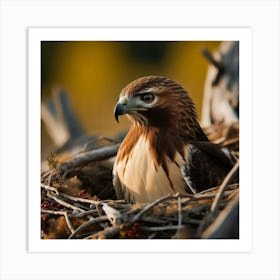 Red-Tailed Hawk Art Print