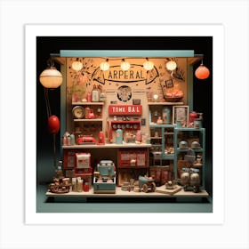 Miniature Shop Art Print