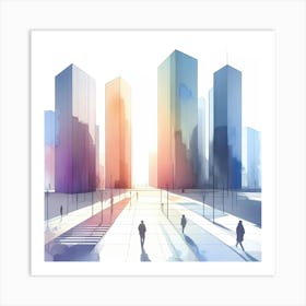 Cityscape 16 Art Print