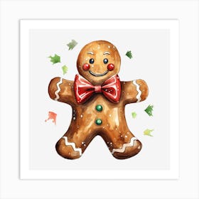 Gingerbread Man 12 Art Print