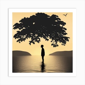 Tree of consciousness Art Print