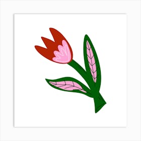 Tulip Flower Art Print