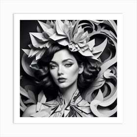 Origami Art Art Print