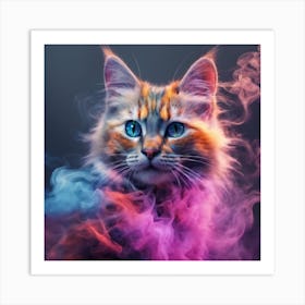 Dreamy Kitten  Art Print