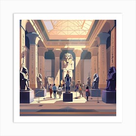 Egyptian Museum Art Print