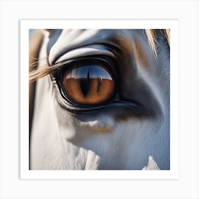 Eye Of A Horse 25 Art Print