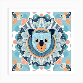 Koala Mandala Art Print