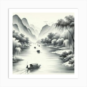 Chinese Art 567 Art Print