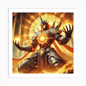 Emperor Solarrus Helios Control Art Print