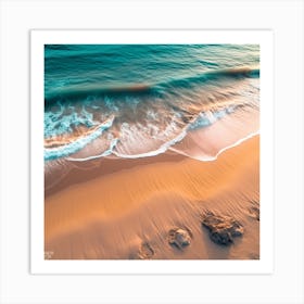 Sunrise At The Beach 1 Art Print