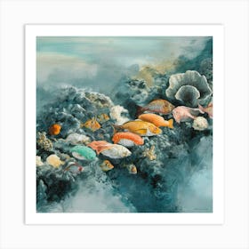 Fishes In The Sea Art Print