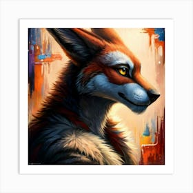 Foxyy Art Print