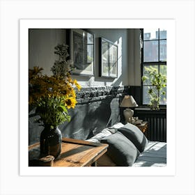 Bedroom With A Window Art Print