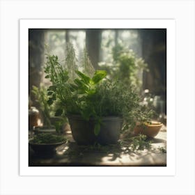 Herb Garden 2 Art Print