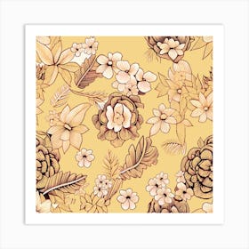 Yellow Flowers Art Print