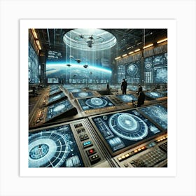 Surveillance System Converted Art Print