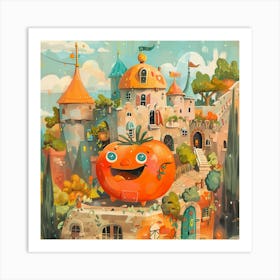 Castle Of Tomatoes Art Print