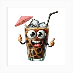 Iced Coffee 3 Art Print