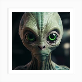 Alien Head 7 Art Print