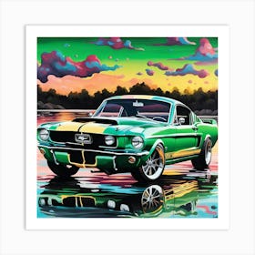 Ford Mustang 4 Art Print