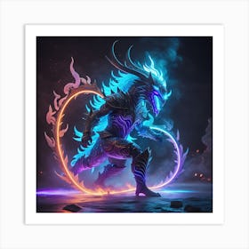 Elemental Titan Art Print