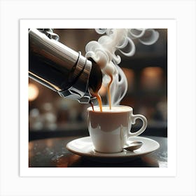 Coffee Pouring 45 Art Print