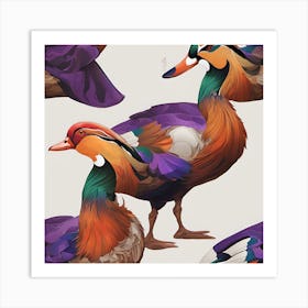 Ducks Art Print