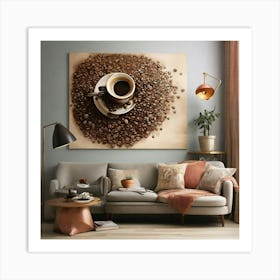 Coffee Beans Canvas Print Art Print