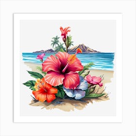 Hibiscus Flower 1 Art Print