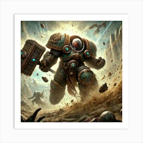 General Torvag Lithen Earthshaker Strike Art Print