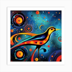 Colorful Bird 7 Art Print