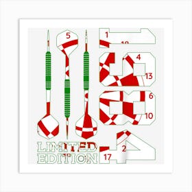 Limited Edition 1984 Darts 38th Birthday Art Print