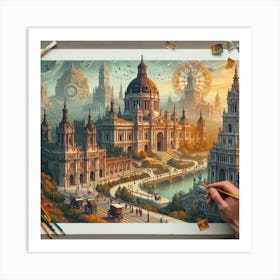 Cityscape 2 Art Print