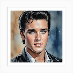 The Rock 'n' Roll Pioneer Elvis Presley 2 Art Print