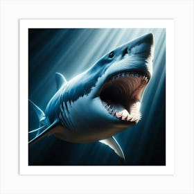 Great White Shark 1 Art Print