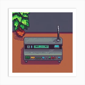 Pixel Art 25 Art Print