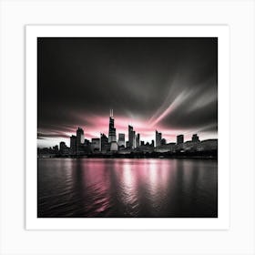 Chicago Skyline 9 Art Print