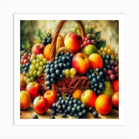 Fruit Basket 3 Art Print