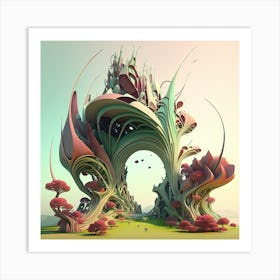 3d Art Art Print